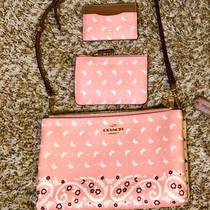 Coach Lyla Crossbody w/Butterfly Bandana Print